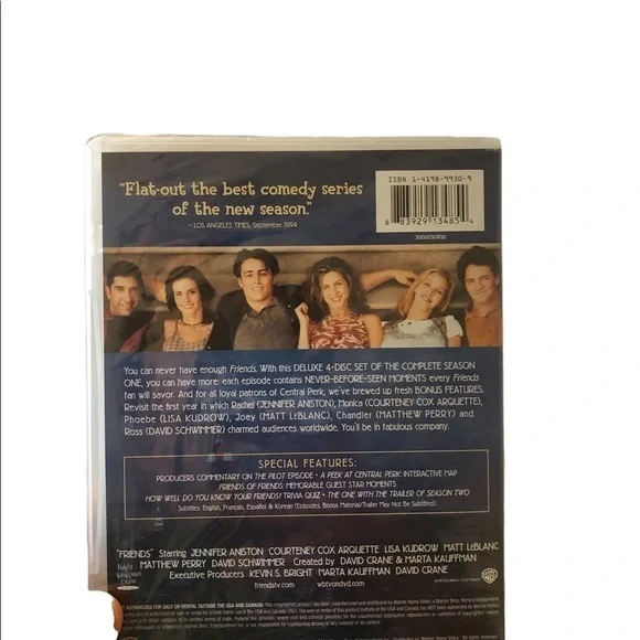 Friends DVDs season 1&2 welcome 2 the 90s fun gift 4 A Friends fan or 90s lover - Picture 5 of 5